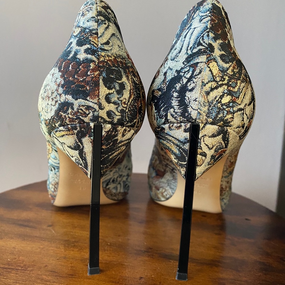 Casadei stiletto Geisha print shoes NWT - Picture 4 of 10